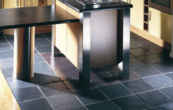 slate flooring