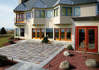 slate flagstone patio